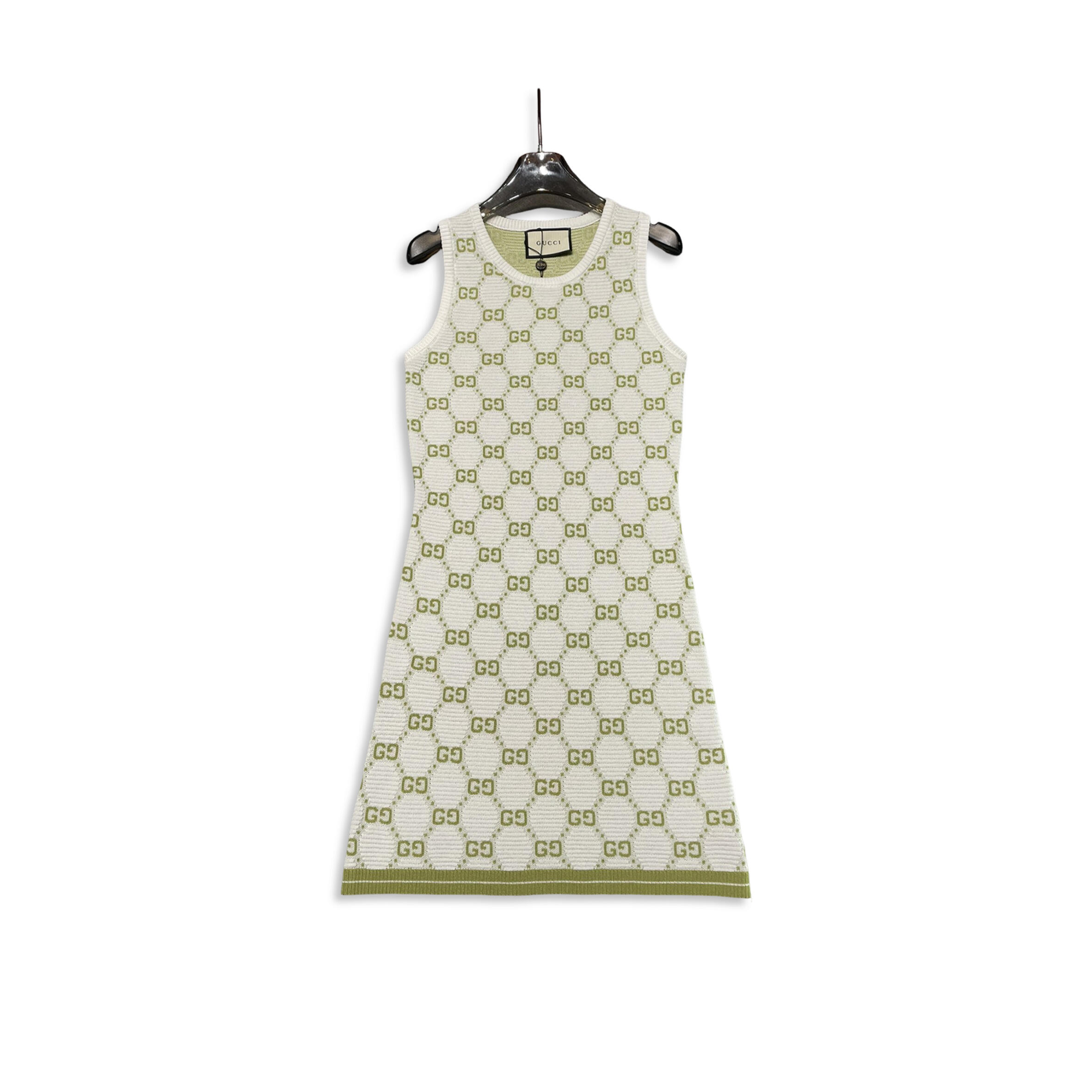 GUCCI LETTER KNIT VEST DRESS